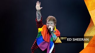 Ed Sheeran  The A Team Glastonbury 2017 [upl. by Ellatsyrc]