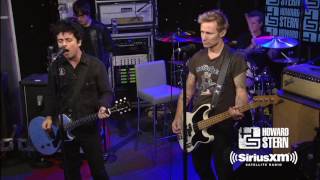 Green Day quotHolidayquot Live on the Howard Stern Show [upl. by Cavuoto377]