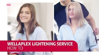 How to use our Wellaplex Lightening Service  Wella Professionals [upl. by Marella]