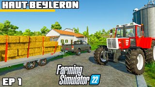 WELCOME TO THE FARM  Farming Simulator 22  HautBeyleron  Episode 1 [upl. by Fleisig]