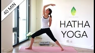 40 min hatha yoga  Annas yoga studio [upl. by Adallard]