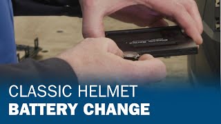 How to Change the Battery in Your Classic Helmet [upl. by Irrep675]