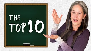 English Words – The Top 10 – Pronunciation Guide – Learn English American English [upl. by Ruff89]