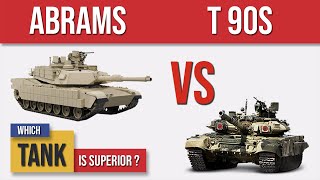 M1A2 Abrams vs T90s  Military Tank Comparison [upl. by Helga555]