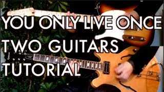 You Only Live Once  The Strokes  Guitar Tab Tutorial amp Cover [upl. by Uon]