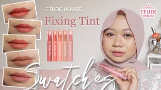 ETUDE HOUSE FIXING TINT NO 15 SWATCHES [upl. by Wobniar477]