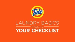 Tide  Laundry Tips How to Do Laundry with Tide PODS [upl. by Nonnad]