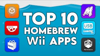 Top 10 Essential Wii Homebrew Apps  Full Guide [upl. by Hannavahs335]