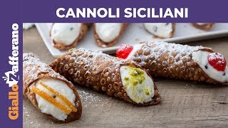 CANNOLI SICILIANI RICETTA ORIGINALE [upl. by Artemisa]