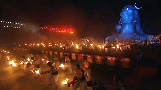 Maha Aarti Adiyogi  MindBlowing  Maha Shivaratri Celebrations 2021 [upl. by Erlin789]