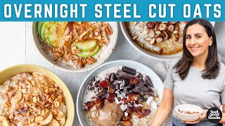 Overnight Steel Cut Oatmeal  Easy Method [upl. by Dlanod]