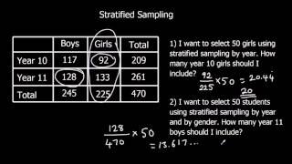 Stratified Sampling [upl. by Gardas]