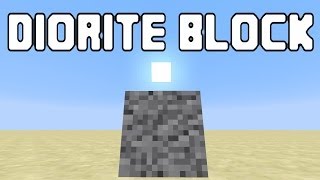 How To Make Diorite and Polished Diorite  Minecraft 18 [upl. by Oahc]