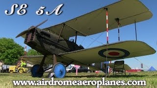 SE 5A Airdrome Aeroplanes SE5A WWI replica fighter experimental aircraft kit [upl. by Grace]