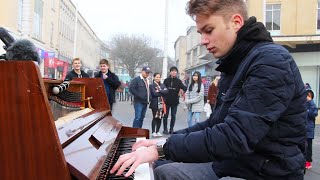 I played DANCE MONKEY on piano in public [upl. by Yaakov397]