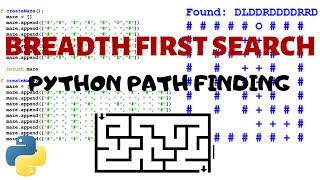 Python Path Finding Tutorial  Breadth First Search Algorithm [upl. by Christean]