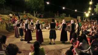 Traditional Greek Music And Dance Night Kefalonia Island Greece [upl. by Ahsataj59]