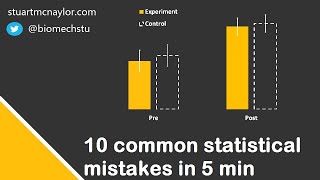 Ten Statistical Mistakes in 5 Min [upl. by Namruht]