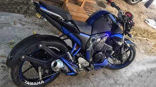 Yamaha FZS version 2 modification 2021 part 2 [upl. by Saqaw]