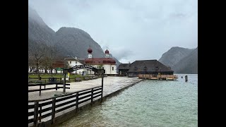 Lake Konigssee Bavarian Alps Germany [upl. by Etnoel]