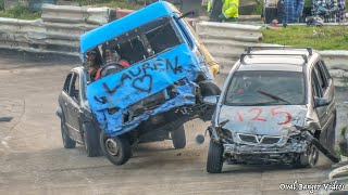 Banger Racing Angmering Raceway CB Contact  Christmas Hangover [upl. by Eidoj]