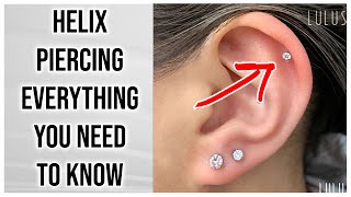 Helix Piercing 101 Everything You Need To Know [upl. by Tess236]