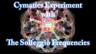 CYMATICSCIMATICACYMATIC Experiment 16 with The Solfeggio Frequencies 432 Hz [upl. by Nagol247]