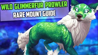 Wild Glimmerfur Prowler Rare Mount Guide  Shadowlands WoW  Valfir the Unrelenting [upl. by Yetak]