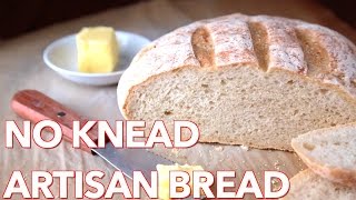 Easy NoKnead Artisan Bread Recipe [upl. by Cerveny]