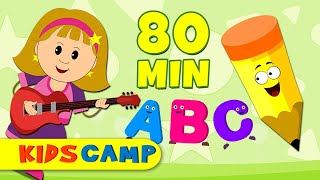 ABC Song  More Nursery Rhymes And Kids Songs by KidsCamp [upl. by Weingarten719]