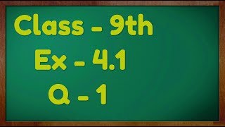 Class  9th Ex  41 Q 1 Linear Equation in Two Variable Maths NCERT CBSE [upl. by Lashoh]