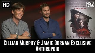 Cillian Murphy amp Jamie Dornan Exclusive Interview  Anthropoid [upl. by Horbal]