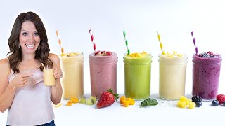 Make ANY Smoothie with this Simple Formula  5 Quick Recipes [upl. by Camp]