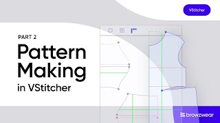 Pattern Making in VStitcher Part 2 [upl. by Atirat437]