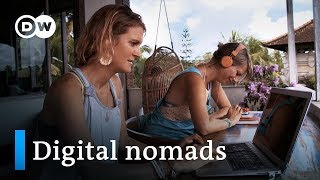 Working online and traveling the world  digital nomads  DW Documentary [upl. by Yatnahs731]