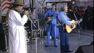 George Jones  Tennessee Whiskey Live at Farm Aid 1985 [upl. by Zap]