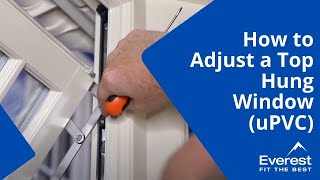 How to Adjust a Top Hung Window uPVC [upl. by Trinetta990]