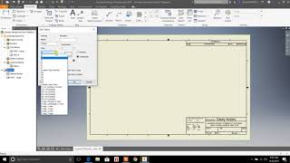 inserting a revision history block  Inventor 2018 tutorials [upl. by Norward]