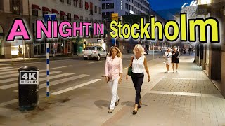 Stockholm Sweden nightlife best walking tour 2021 4k [upl. by Stutzman]