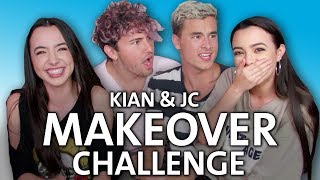 Makeover Challenge with Kian and Jc  Merrell Twins [upl. by Hashim838]