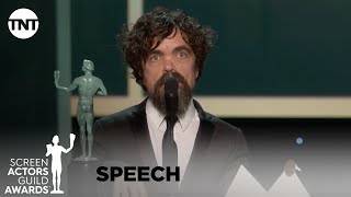 Peter Dinklage Award Acceptance Speech  26th Annual SAG Awards  TNT [upl. by Ihtraa]