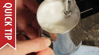 How to AutoFroth Milk for Lattes [upl. by Beichner]