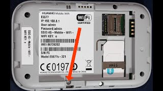 RESET PASSWORD TO DEFAULT OF MOBILE POCKET WIFI [upl. by Ynaffital]