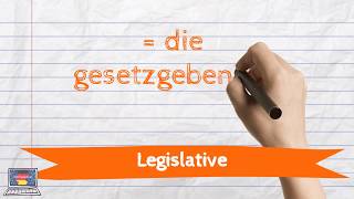 Grundgesetz erklärt Gewaltenteilung Legislative Exekutive Judikative [upl. by Jaal933]