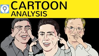 Cartoon Analysis  How to write a cartoon analysis  description  Cartoons analysieren in Englisch [upl. by Parshall]