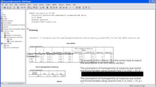 SPSS Tutorial One Way ANOVA [upl. by Eiclud]