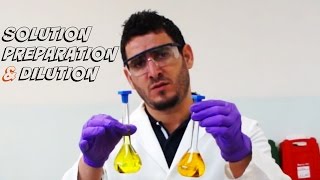 Lab Demonstration  Solution Preparation amp Dilution [upl. by Boynton]