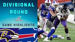 Ravens vs Bills Divisional Round Highlights  NFL 2020 Playoffs [upl. by Jump708]