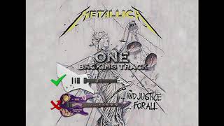 Metallica  One  Backing Track for Guitar with Vocals No Lead Guitar  You are Kirk [upl. by Cooe]