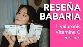 RESEÑA PRODUCTOS BABARIA  BODY AND SKIN CARE BABARIASERUM BABARIASKINCARE [upl. by Naneik258]